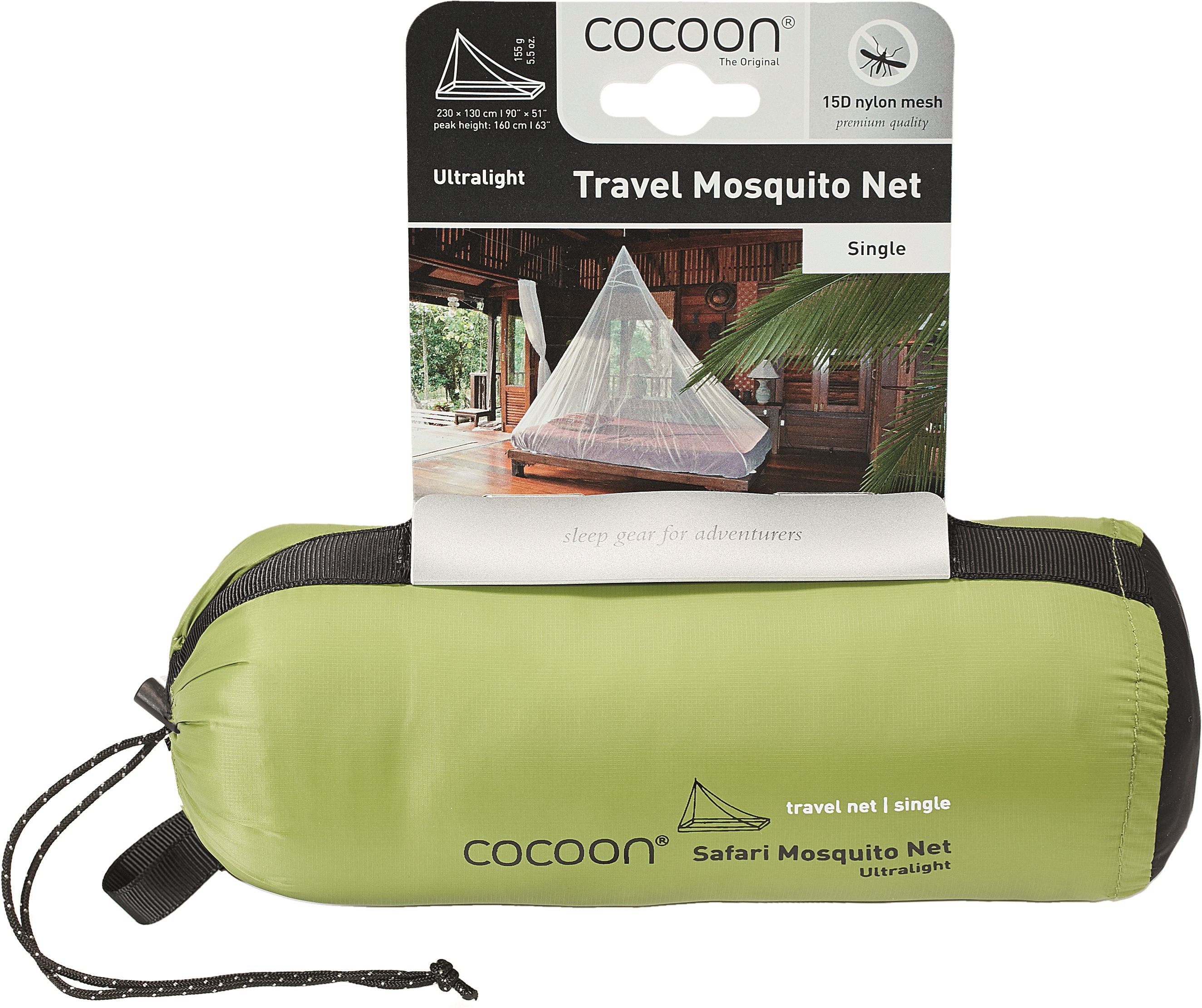 Cocoon Mosquito Net Travel Ultralight - Single Klamboe - Reisartikelen-nl