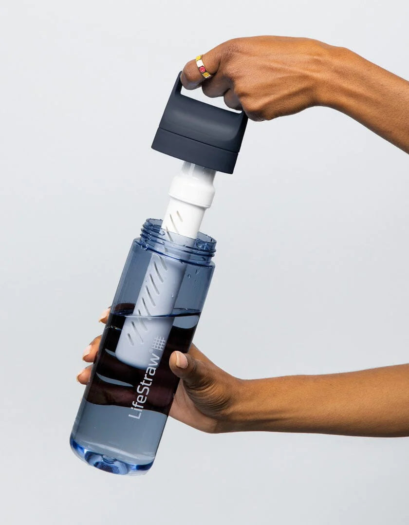 LifeStraw Go 2.0 Water Filter Bottle - 650 ml - Terrace Green Waterfles - Reisartikelen-nl