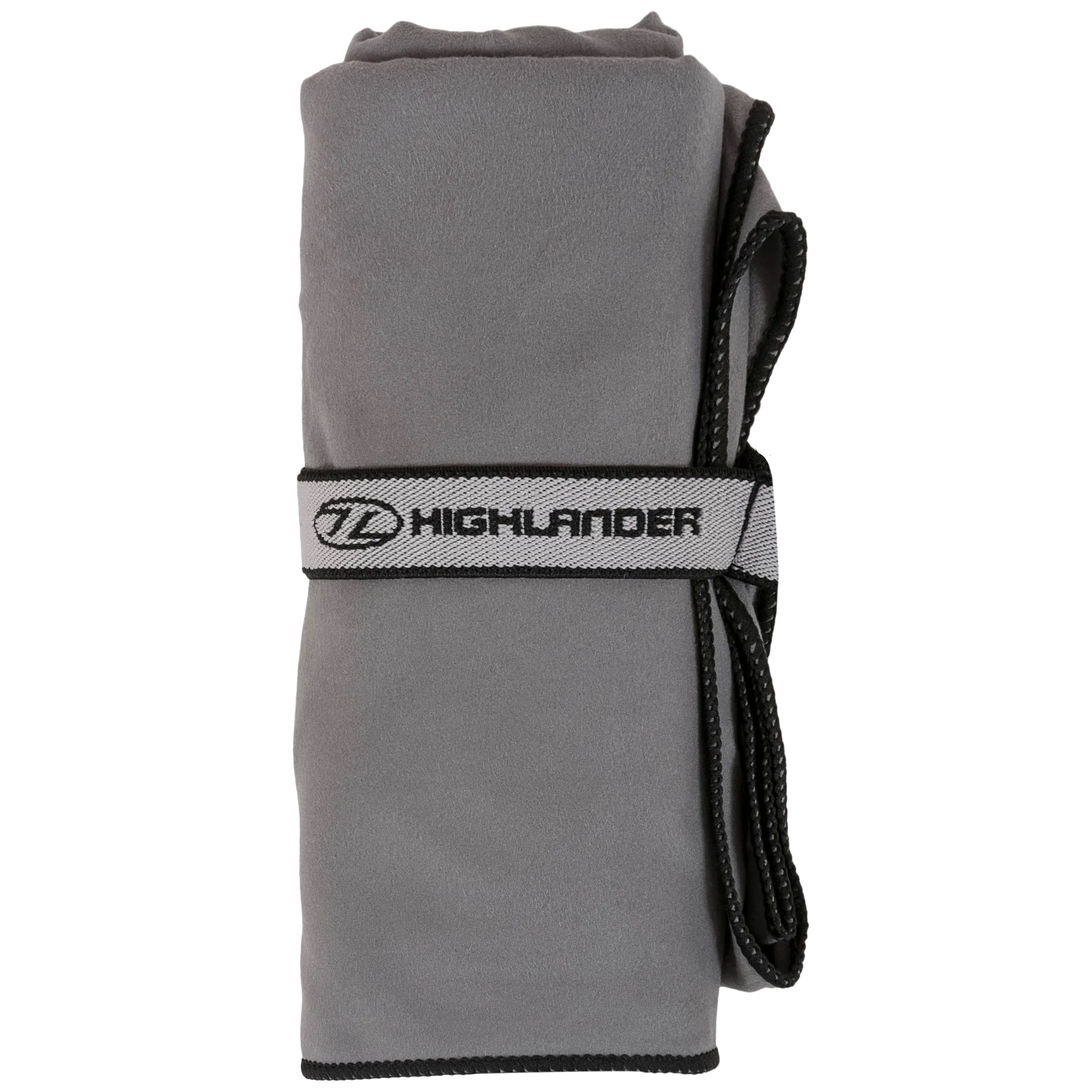 Highlander X LARGE FIBRESOFT TOWEL - CHARCOAL Sneldrogende handdoeken - Reisartikelen-nl