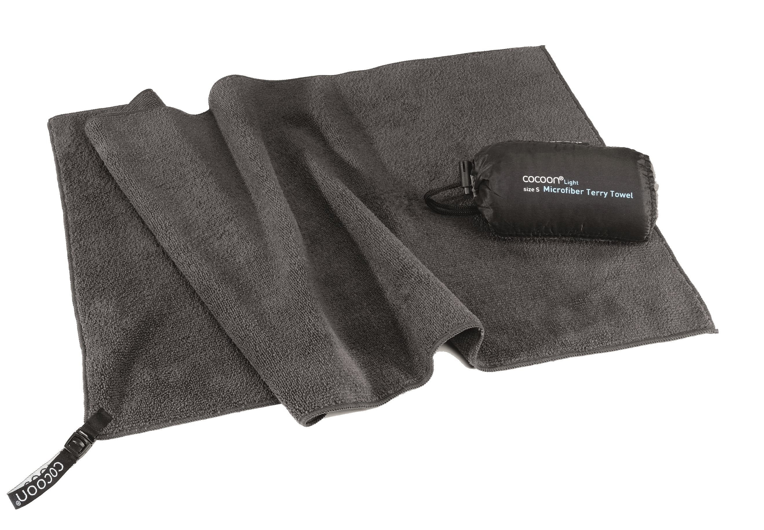 Cocoon Terry Towel Light - Medium - Koala grey Sneldrogende handdoeken - Reisartikelen-nl