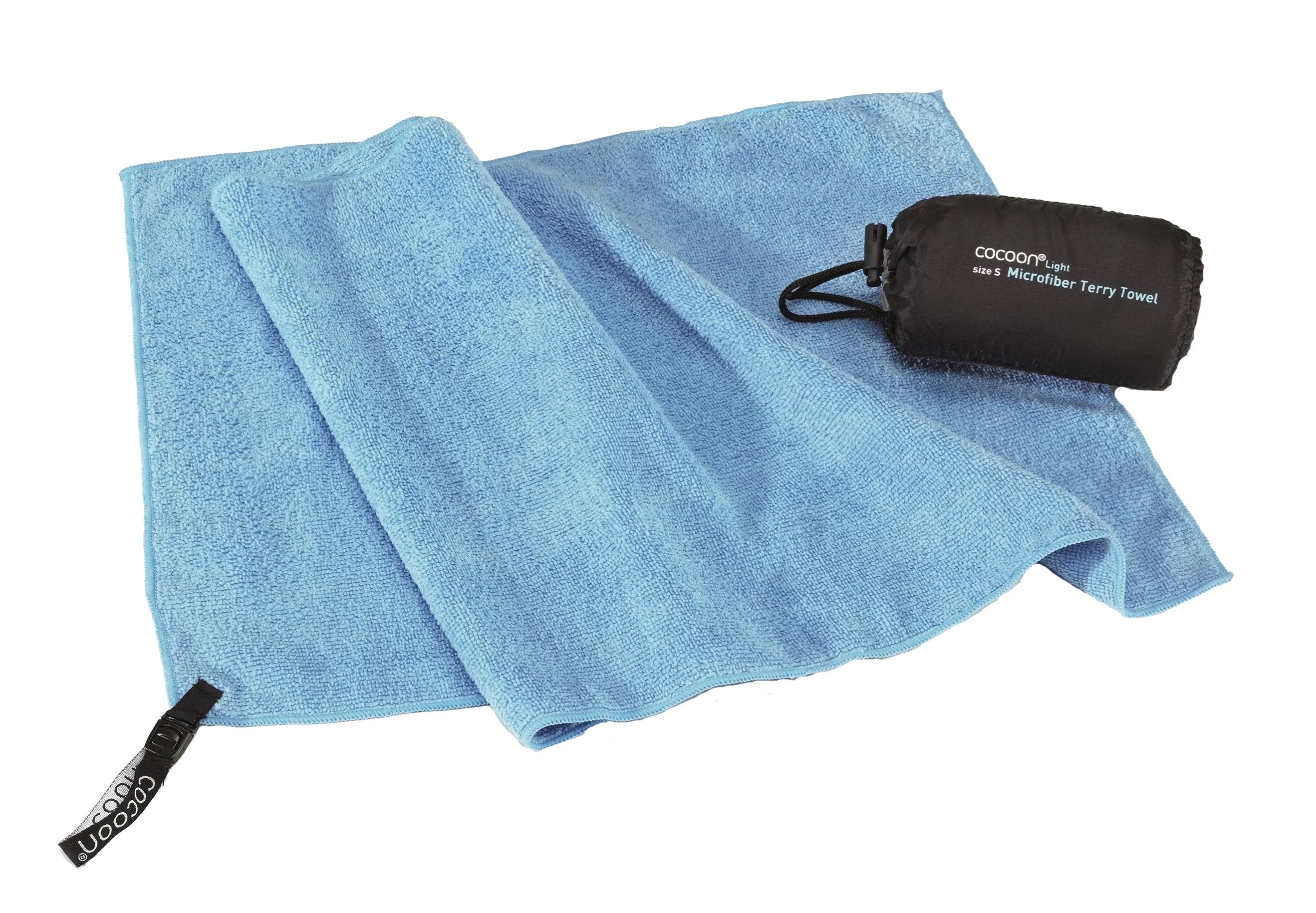 Cocoon Terry Towel Light - Medium - Light blue Sneldrogende handdoeken - Reisartikelen-nl