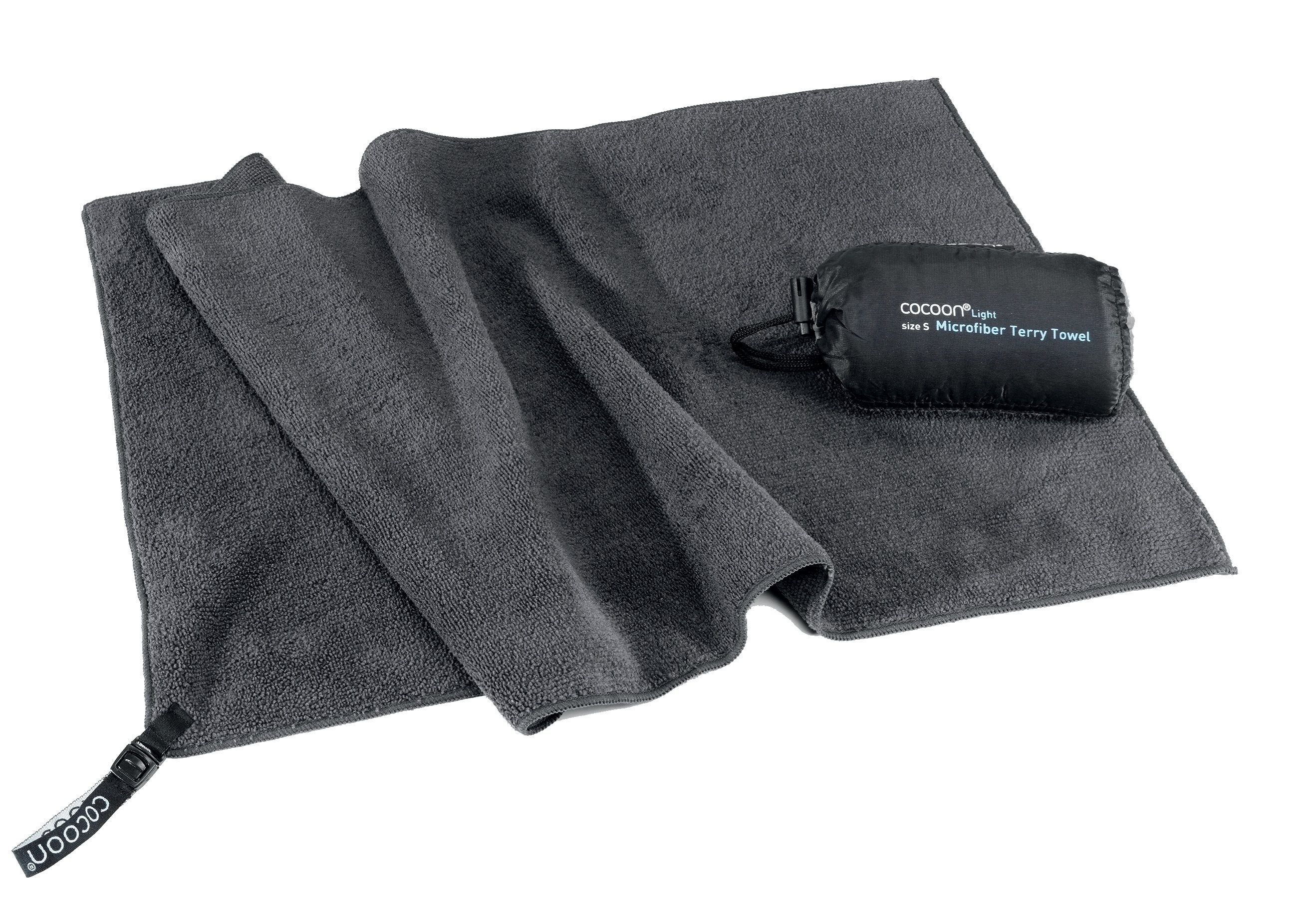 Cocoon Terry Towel Light - Large -  Koala grey Sneldrogende handdoeken - Reisartikelen-nl