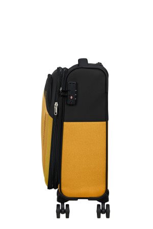 American Tourister Daring Dash - Handbagage Koffer - 39L - Black/Yellow Handbagage Koffer - Reisartikelen-nl