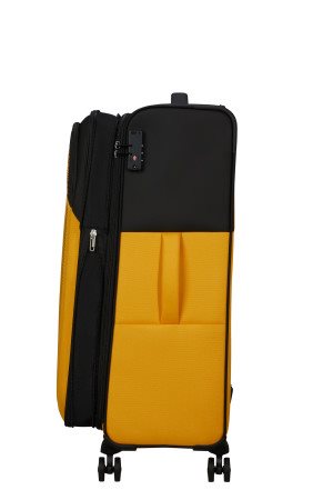 American Tourister Daring Dash - Ruimbagage Koffer - 107L - Black/Yellow Ruimbagage Koffer - Reisartikelen-nl