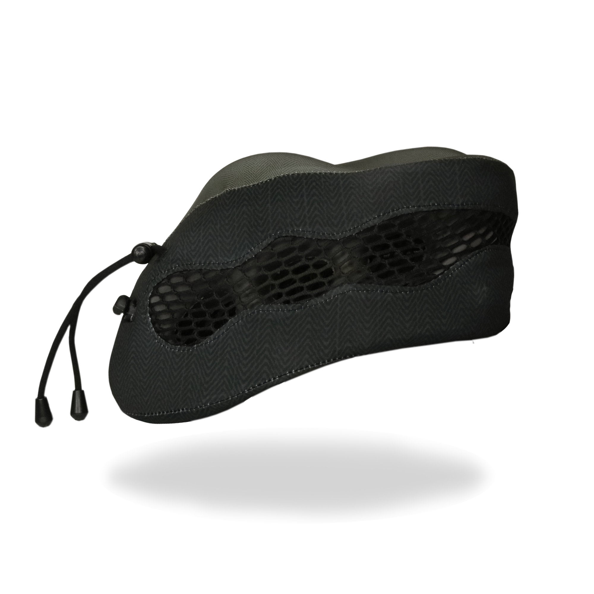 Cabeau Cool Evolution - Ademend Nekkussen met Reisetui - Black Nekkussen - Reisartikelen-nl