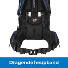 Highlander Backpack Novar  - 60L+5L - Navy Blue Backpack - Reisartikelen-nl